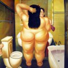 Rep. Fernando Botero 16x20 in. stretched Oil Painting Canvas Art Wall Decor modern41D