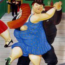 Rep. Fernando Botero 16x20 in. stretched Oil Painting Canvas Art Wall Decor modern43D