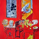 Rep. Henri Matisse 16x20 in. stretched Oil Painting Canvas Art Wall Decor modern09D