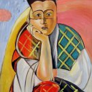 Rep. Henri Matisse 16x20 in. stretched Oil Painting Canvas Art Wall Decor modern10D