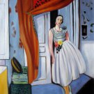 Rep. Henri Matisse 16x20 in. stretched Oil Painting Canvas Art Wall Decor modern18D
