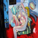 Rep. Henri Matisse 16x20 in. stretched Oil Painting Canvas Art Wall Decor modern120