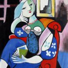 Rep. Pablo Picasso 16x20 in. stretched Oil Painting Canvas Art Wall Decor modern110