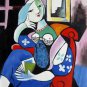 Rep. Pablo Picasso 16x20 in. stretched Oil Painting Canvas Art Wall Decor modern110