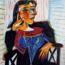 Rep. Pablo Picasso 16x20 in. stretched Oil Painting Canvas Art Wall Decor modern26D