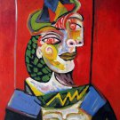 Rep. Pablo Picasso 16x20 in. stretched Oil Painting Canvas Art Wall Decor modern30D