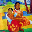 Rep. Paul Gauguin 16x20 in. stretched Oil Painting Canvas Art Wall Decor modern101