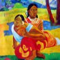 Rep. Paul Gauguin 16x20 in. stretched Oil Painting Canvas Art Wall Decor modern101