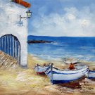 Boat 16x20 in. stretched Oil Painting Canvas Art Wall Decor modern08D Boat 16x20 in. stretched Oil Painting Canvas Art Wall Decor modern08D