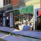 Street 16x20 in. stretched Oil Painting Canvas Art Wall Decor modern205