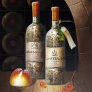 Wine 16x20 in. stretched Oil Painting Canvas Art Wall Decor modern509