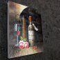 Wine 16x20 in. stretched Oil Painting Canvas Art Wall Decor modern511