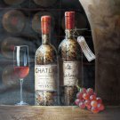 Wine 16x20 in. stretched Oil Painting Canvas Art Wall Decor modern515