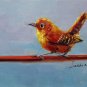 Snowscape 12x24 in. stretched Oil Painting Canvas Art Wall Decor modern206