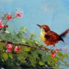 Snowscape 12x24 in. stretched Oil Painting Canvas Art Wall Decor modern212