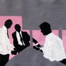 Figurative 12x24 in. stretched Oil Painting Canvas Art Wall Decor modern001