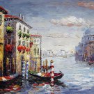 Venice 12x24 in. stretched Oil Painting Canvas Art Wall Decor modern412