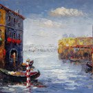 Venice 12x24 in. stretched Oil Painting Canvas Art Wall Decor modern414