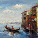 Venice 12x24 in. stretched Oil Painting Canvas Art Wall Decor modern425