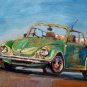 Car 12x16 in. stretched Oil Painting Canvas Art Wall Decor modern105