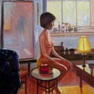 Nude 12x16 in. stretched Oil Painting Canvas Art Wall Decor modern101