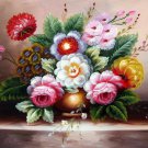 Tradtional flower 12x16 in. stretched Oil Painting Canvas Art Wall Decor modern001