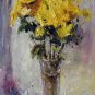 Vase Flower 12x16 in. stretched Oil Painting Canvas Art Wall Decor modern012