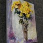 Vase Flower 12x16 in. stretched Oil Painting Canvas Art Wall Decor modern012