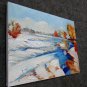 By the river 12x16 in. stretched Oil Painting Canvas Art Wall Decor modern107