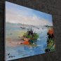 By the river 12x16 in. stretched Oil Painting Canvas Art Wall Decor modern112