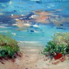 By the river 12x16 in. stretched Oil Painting Canvas Art Wall Decor modern118