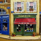 Shop Front 12x16 in. stretched Oil Painting Canvas Art Wall Decor modern006