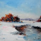 Snow 12x16 in. stretched Oil Painting Canvas Art Wall Decor modern112 Snow 12x16 in. stretched Oil Painting Canvas Art Wall Decor modern112