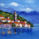 Mediterranean 12x16 in. stretched Oil Painting Canvas Art Wall Decor modern210