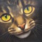 prtrait of pet cat 12x16 in. stretched Oil Painting Canvas Art Wall Decor modern009