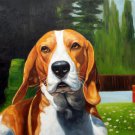 prtrait of pet dog 12x16 in. stretched Oil Painting Canvas Art Wall Decor modern004 prtrait of pet dog 12x16 in. stretched Oil Painting Canvas Art Wall Decor modern004