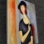 Rep. Amedeo Modigliani 12x16 in. stretched Oil Painting Canvas Art Wall Decor modern108