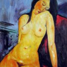 Rep. Amedeo Modigliani 12x16 in. stretched Oil Painting Canvas Art Wall Decor modern19D