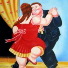 Rep. Fernando Botero 12x16 in. stretched Oil Painting Canvas Art Wall Decor modern313