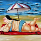 Rep. Fernando Botero 12x16 in. stretched Oil Painting Canvas Art Wall Decor modern17D