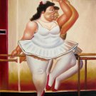 Rep. Fernando Botero 12x16 in. stretched Oil Painting Canvas Art Wall Decor modern19D
