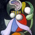 Rep. Pablo Picasso 12x16 in. stretched Oil Painting Canvas Art Wall Decor modern02D