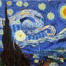 Rep. Vencent Van Gogh 12x16 in. stretched Oil Painting Canvas Art Wall Decor modern004