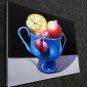 Pomegranate and grasp 12x16 in. stretched Oil Painting Canvas Art Wall Decor modern001
