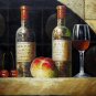Wine 12x16 in. stretched Oil Painting Canvas Art Wall Decor modern338