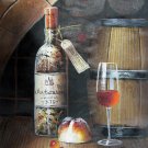 Wine 12x16 in. stretched Oil Painting Canvas Art Wall Decor modern343