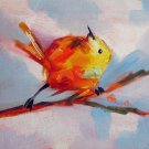Snowscape 12x12 in. stretched Oil Painting Canvas Art Wall Decor modern105