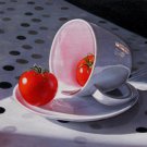 Cup and tomato 12x12 in. stretched Oil Painting Canvas Art Wall Decor modern01D Cup and tomato 12x12 in. stretched Oil Painting Canvas Art Wall Decor modern01D