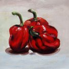 Bell pepper 12x12 in. stretched Oil Painting Canvas Art Wall Decor modern003