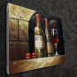 Wine 8x10 in. stretched Oil Painting Canvas Art Wall Decor modern235